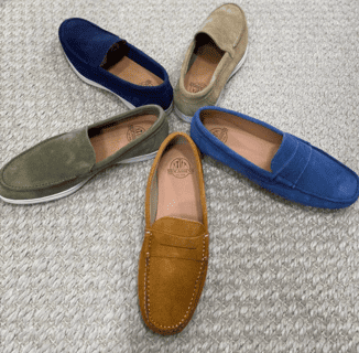 Mocassins homme en cuir colorés à Salernes